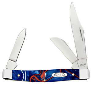 W.R. Case XX Knives Medium Stockman Patriot Kirinite Stainless 11223 Pocket Knife