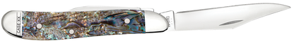 W.R. Case XX Knives Peanut Genuine Abalone Stainless 12025 Pocket Knife