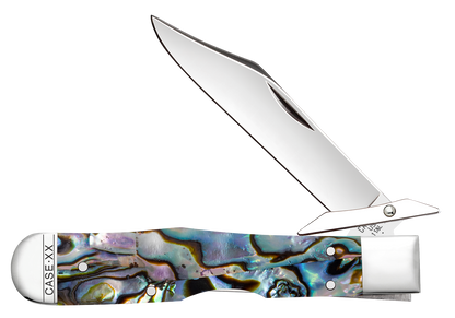 W.R. Case XX Knives Cheetah Cub Abalone 12040 Stainless Pocket Knife