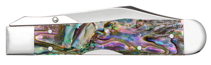 W.R. Case XX Knives Cheetah Cub Abalone 12040 Stainless Pocket Knife