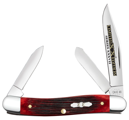 Case XX™ Knives Medium Stockman Barnboard Red Bone 12210 Stainless Pocket Knife