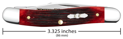 Case XX™ Knives Medium Stockman Barnboard Red Bone 12210 Stainless Pocket Knife