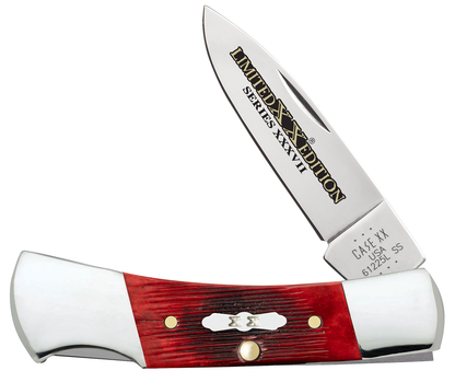 Case XX™ Knives Lockback Barnboard Jig Old Red Bone 12211 Stainless Pocket Knife