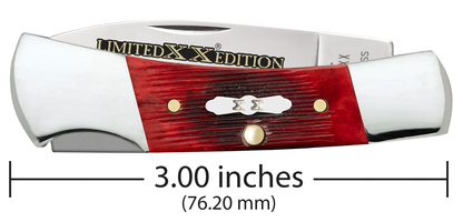 Case XX™ Knives Lockback Barnboard Jig Old Red Bone 12211 Stainless Pocket Knife