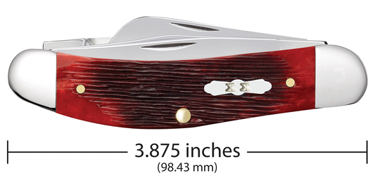 Case XX™ Knives Sowbelly Barnboard Jig Old Red Bone Stainless 12212 Pocket Knife