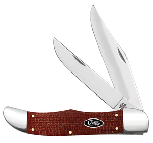 W.R. Case XX Knives Folding Hunter Dark Red Micarta 12274 Carbon Steel Pocket Knife