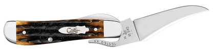 W.R. Case XX Knives Russlock Kinfolks Jig Molasses Bone 12773 Stainless Pocket Knife