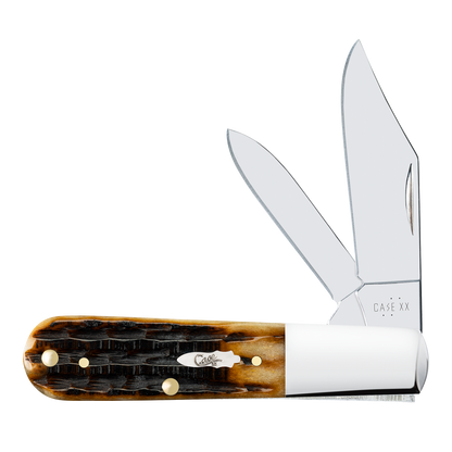 W.R. Case XX Knives Barlow Kinfolks Jig Molasses Bone 12775 Stainless Pocket Knife