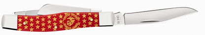 W.R. Case XX Knives Medium Stockman U.S. Marines Red Synthetic 13206 Pocket Knife