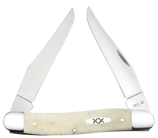 W.R. Case XX Knives Muskrat Smooth Natural Bone 13317 Stainless Pocket Knife