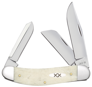 W.R. Case XX Knives Sowbelly Stockman Natural Bone 13318 Stainless Pocket Knife