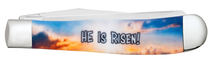 W.R. Case XX Knives Trapper Easter HE IS RISEN! 13361 Stainless 1/350 Pocket Knife