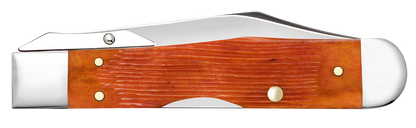W.R. Case XX Knives Cheetah Cub DAD Tequila Sunrise Bone 13363 Stainless Pocket Knife
