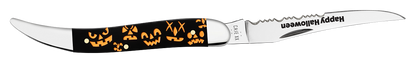 W.R. Case XX Knives Medium Toothpick Halloween Black Synthetic 13364 Stainless Pocket Knife