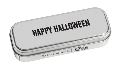 W.R. Case XX Knives Trapper Orange Black Cat Halloween 13365 Stainless Pocket Knife