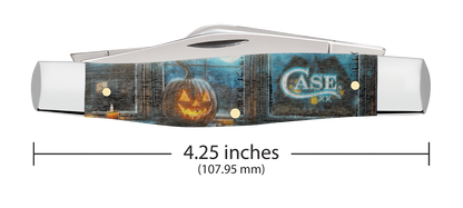 W.R. Case XX Knives Large Stockman Halloween Colorwash Natural Bone 13366 Stainless Pocket Knife