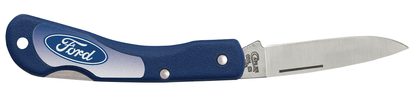 W.R. Case XX Knives Mini Blackhorn Ford Blue Synthetic 14340 Stainless Pocket Knife
