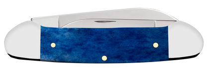 W.R. Case XX Knives Canoe Ford Motors Navy Blue Bone 14346 Stainless Pocket Knife