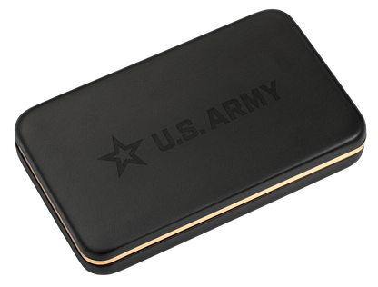 W.R. Case XX Knives Trapper U.S. Army White & Black Synthetic 15059 Pocket Knife