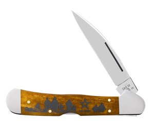 W.R. Case XX Knives Copperlock U.S. Army Antique Bone 15064 Stainless
