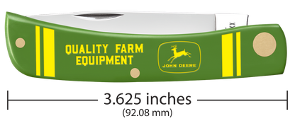 W.R. Case XX Knives Sod Buster Jr Green John Deere 15800 Stainless Pocket Knife