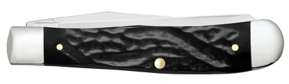 W.R. Case XX Knives Trapper John Deere Black Synthetic 15804 Stainless