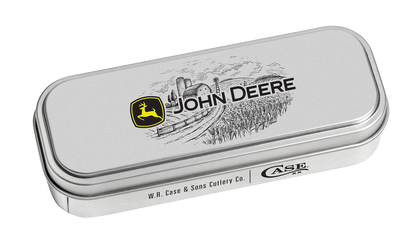 W.R. Case XX Knives Trapper John Deere Black Synthetic 15804 Stainless