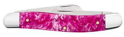 W.R. Case XX Knives Stockman Pink Crackle Kirinite 16161 Stainless Pocket Knife