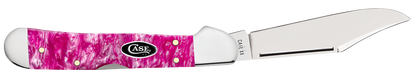 W.R. Case XX Knives Mini Copperlock Pink Crackle Kirinite 16162 Stainless Pocket Knife