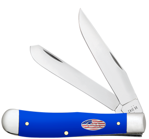 W.R. Case XX Knives Trapper Royal Blue Synthetic 16400 Stainless Pocket Knife