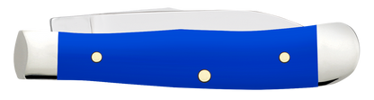 W.R. Case XX Knives Tiny Trapper Royal Blue Synthetic 16401 Stainless Pocket Knife