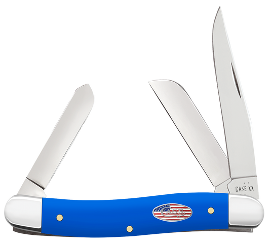 W.R. Case XX Knives Stockman Royal Blue Synthetic 16402 Stainless Pocket Knife