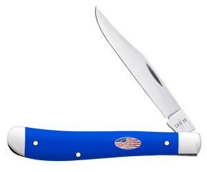 W.R. Case XX Knives Slimline Trapper Royal Blue Synthetic 16403 Stainless Pocket Knife