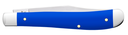 W.R. Case XX Knives Slimline Trapper Royal Blue Synthetic 16403 Stainless Pocket Knife