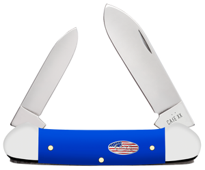 W.R. Case XX Knives Canoe Royal Blue Synthetic 16404 Stainless Pocket Knife