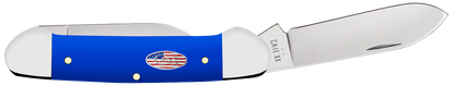 W.R. Case XX Knives Canoe Royal Blue Synthetic 16404 Stainless Pocket Knife