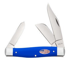 W.R. Case XX Knives Large Stockman Royal Blue Synthetic 16405 Stainless Pocket Knife