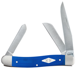 W.R. Case XX Knives Stockman Blue G-10 Satin Stainless 16752 Pocket Knife