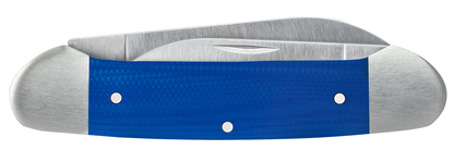 W.R. Case XX Knives Canoe Blue G-10 Satin Stainless 16753 Pocket Knife