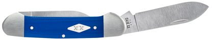 W.R. Case XX Knives Canoe Blue G-10 Satin Stainless 16753 Pocket Knife
