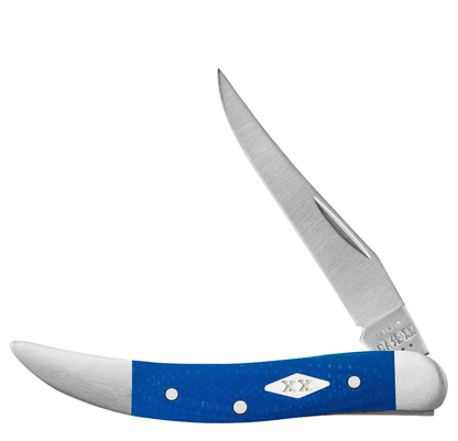 W.R. Case XX Knives Toothpick Blue G-10 Satin Stainless 16755 Pocket Knife