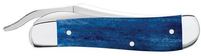 W.R. Case XX Knives Russlock U.S. Navy Blue Bone 17730 Stainless Pocket Knife