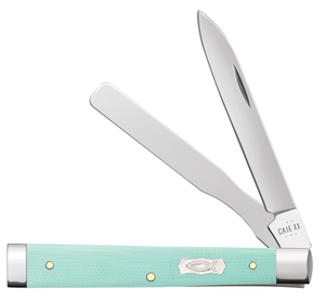 W.R. Case XX Knives Baby Doc Ichthus Seafoam Green G-10 18108 Stainless Pocket Knife