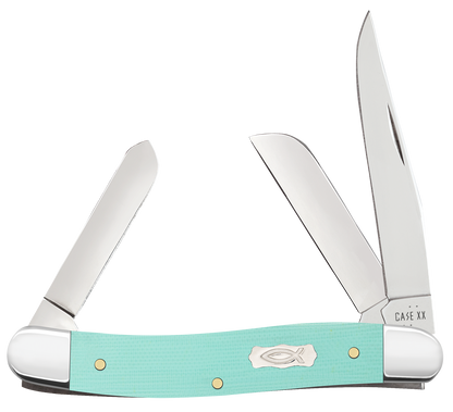 W.R. Case XX Knives Stockman Seafoam Green G-10 18111 Stainless Pocket Knife