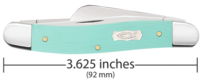 W.R. Case XX Knives Stockman Seafoam Green G-10 18111 Stainless Pocket Knife