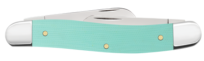W.R. Case XX Knives Stockman Seafoam Green G-10 18111 Stainless Pocket Knife