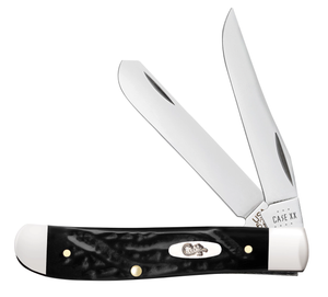 WR Case XX Mini Trapper Rough Black Synthetic Stainless 18237 Knife