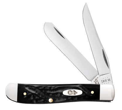 Case XX™ Knives Mini Trapper Rough Black Synthetic Stainless 18237 Pocket Knife