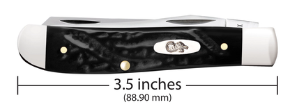 Case XX™ Knives Mini Trapper Rough Black Synthetic Stainless 18237 Pocket Knife