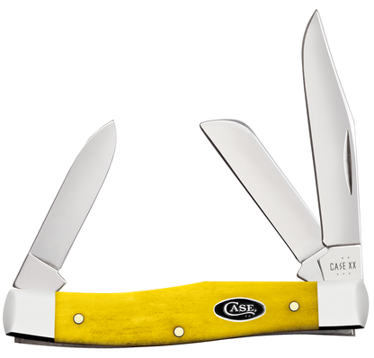 W.R. Case XX Knives Medium Stockman Jigged Yellow Bone 20029 Stainless Pocket Knife